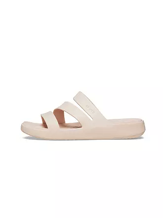 CROCS | Badepantoffeln Getaway Strappy pour femmes | hellgrau